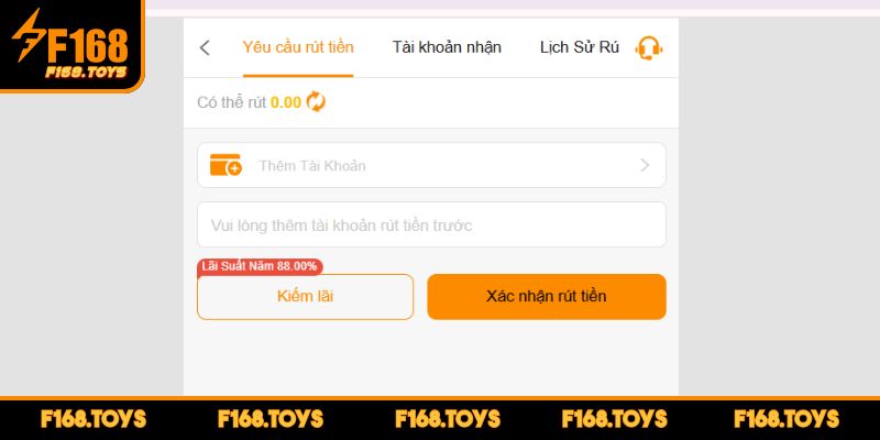 Rút Tiền F168 - Hướng Dẫn Cách Thao Tác Chi Tiết Từ A – Z 2 Kiểm tra số dư tài khoản